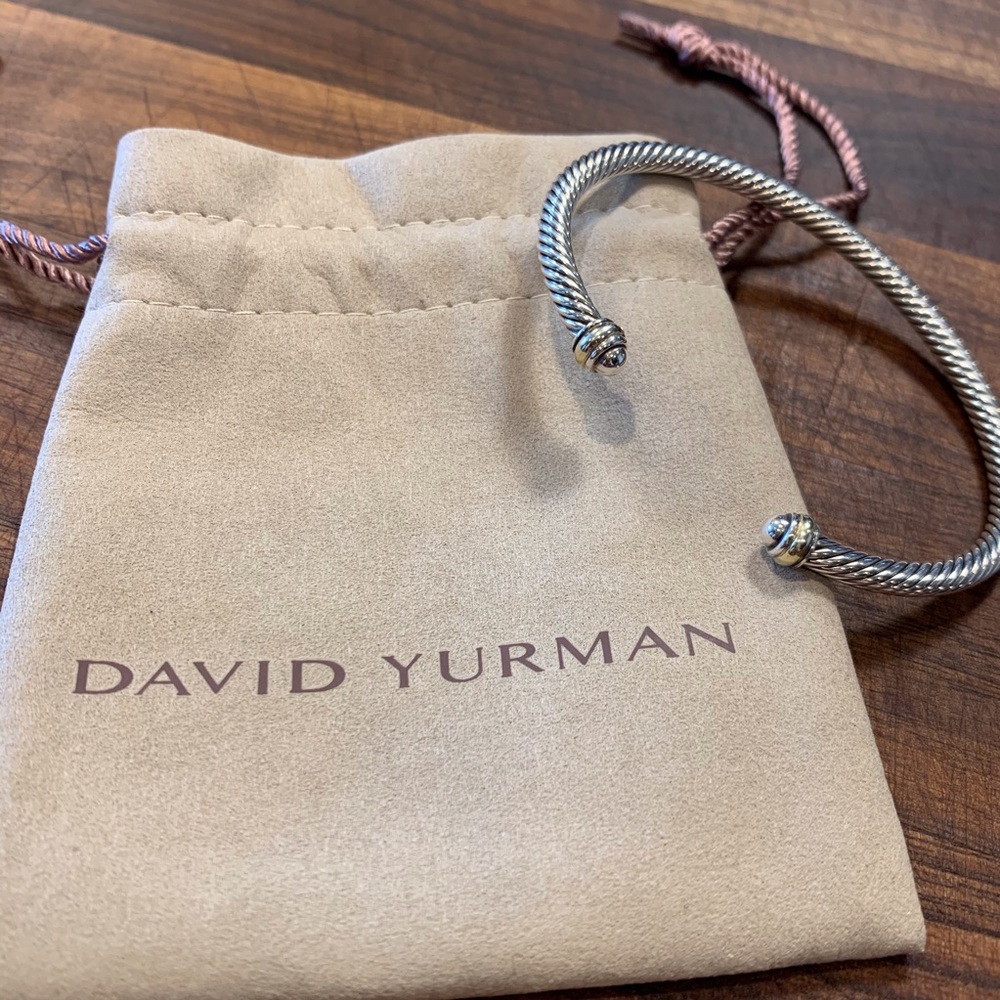 David Yurman Cable Classics w/18K Gold Bracelet